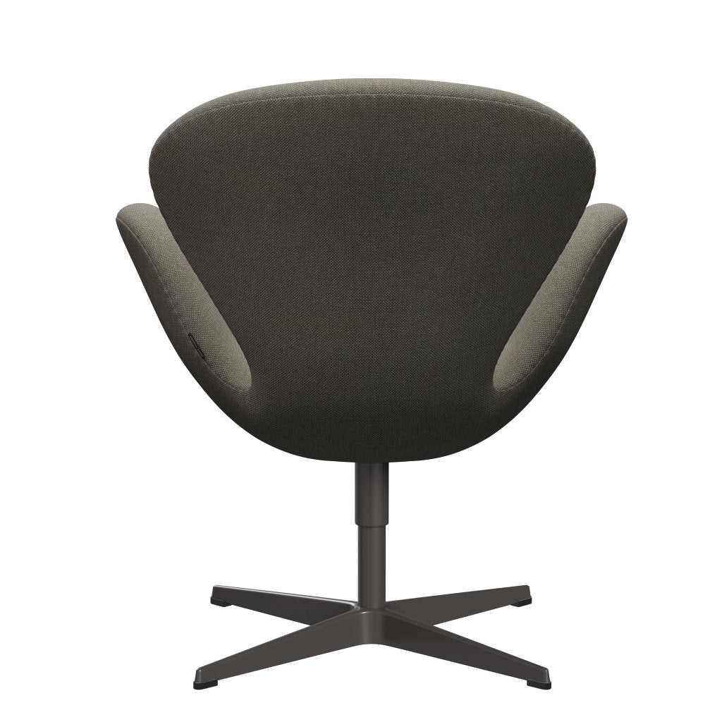 Fritz Hansen Swan Lounge Stuhl, warmer Graphit/Hallingdal Beige