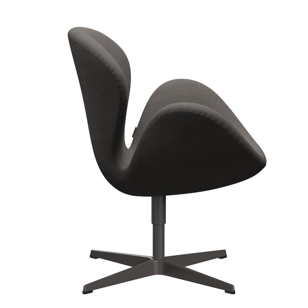 Fritz Hansen Swan Lounge -stoel, warm grafiet/Hallingdal Gray Dark