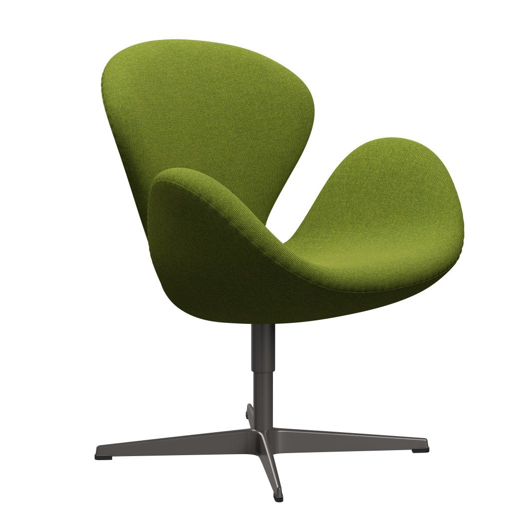 Fritz Hansen Swan Lounge Silla, Grafito cálido/Hallingdal Green