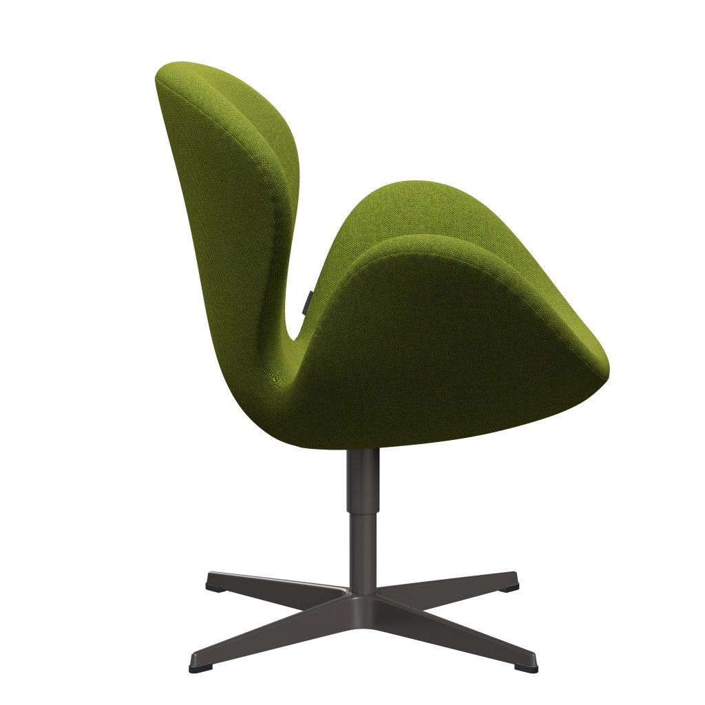 Fritz Hansen Swan Lounge stol, varm grafit/Hallingdal Green