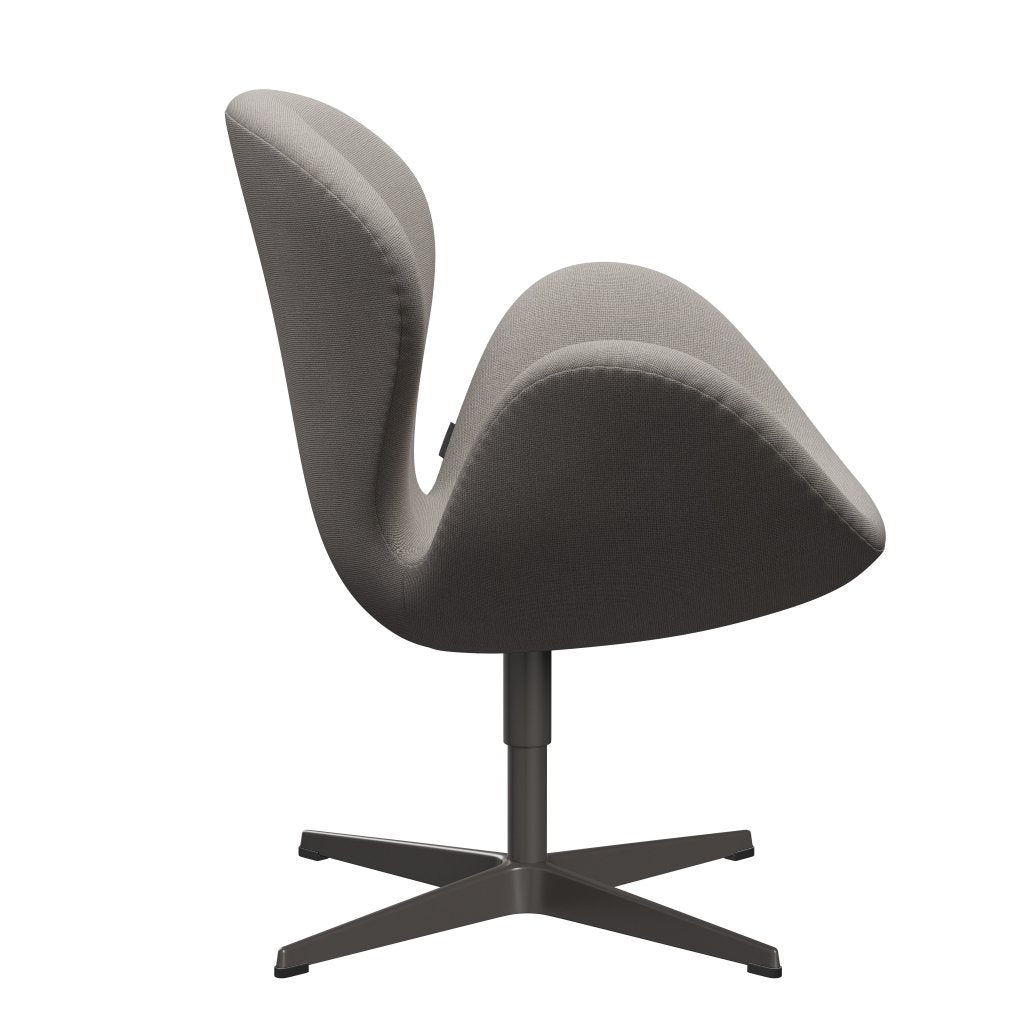 Fritz Hansen Swan Lounge Chair, Warm Graphite/Hallingdal Light Gray (113)