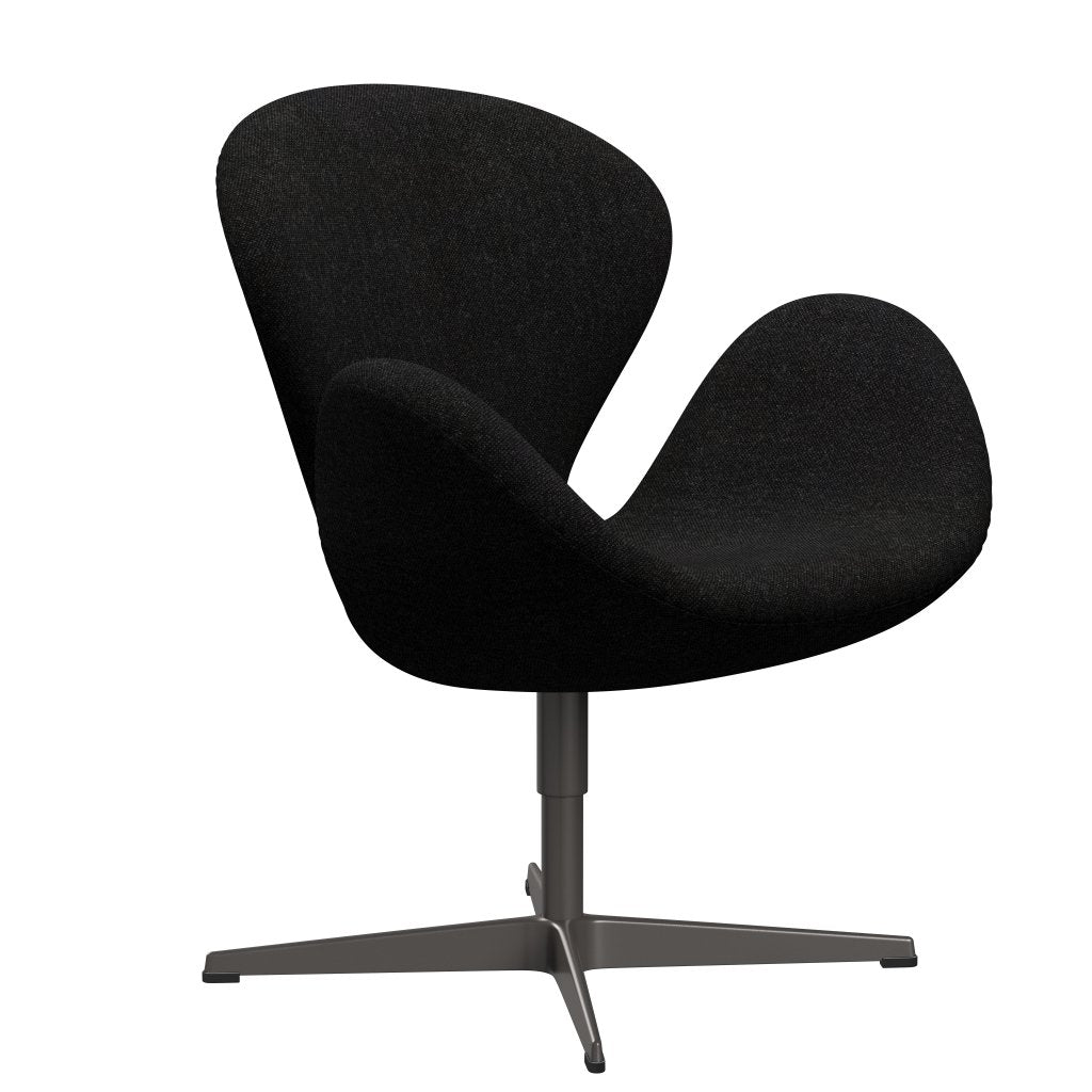 Fritz Hansen Swan Lounge Silla, Grafito cálido/Charcoal Hallingdal