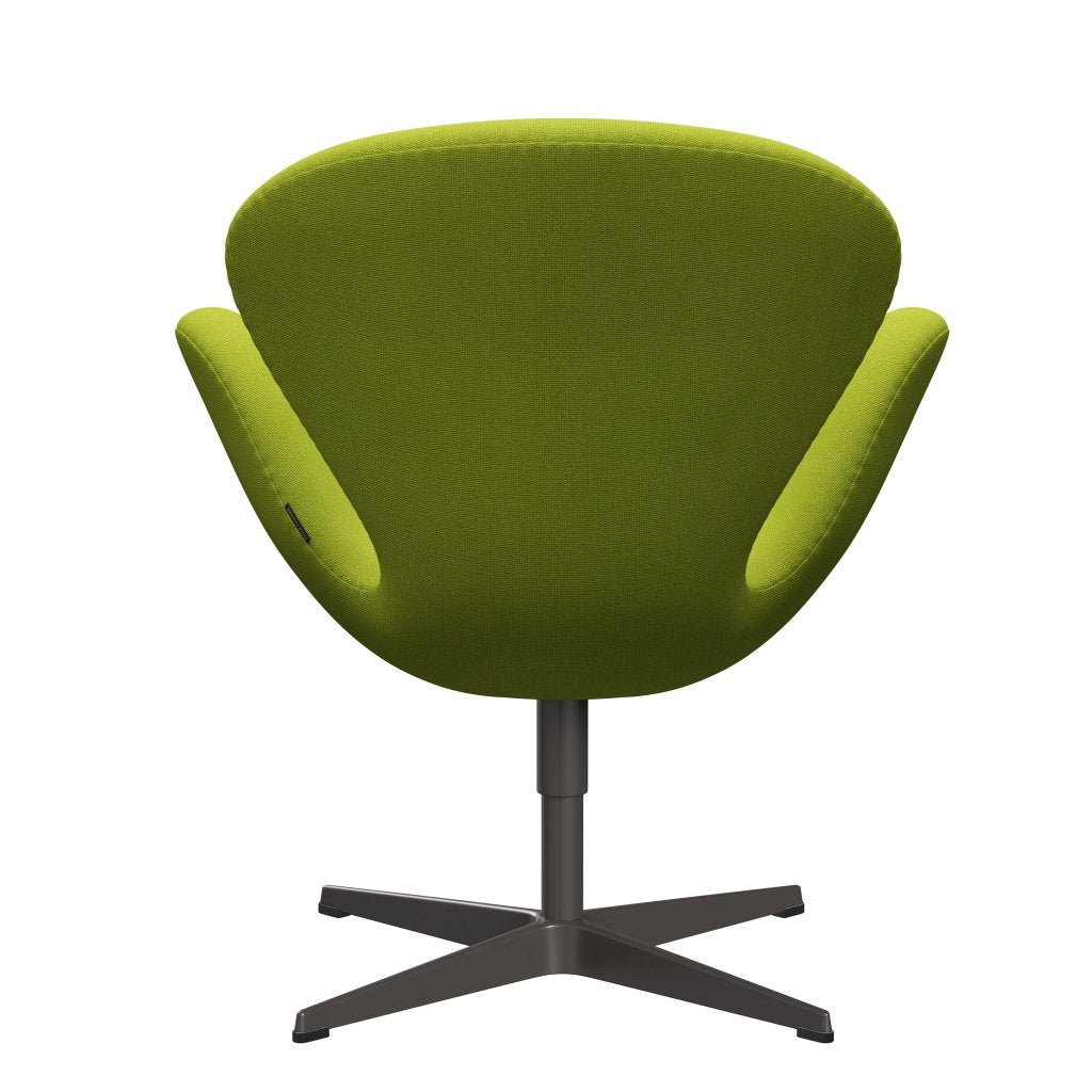 Sedia da salone Fritz Hansen Swan, calda grafite/lime Hallingdal