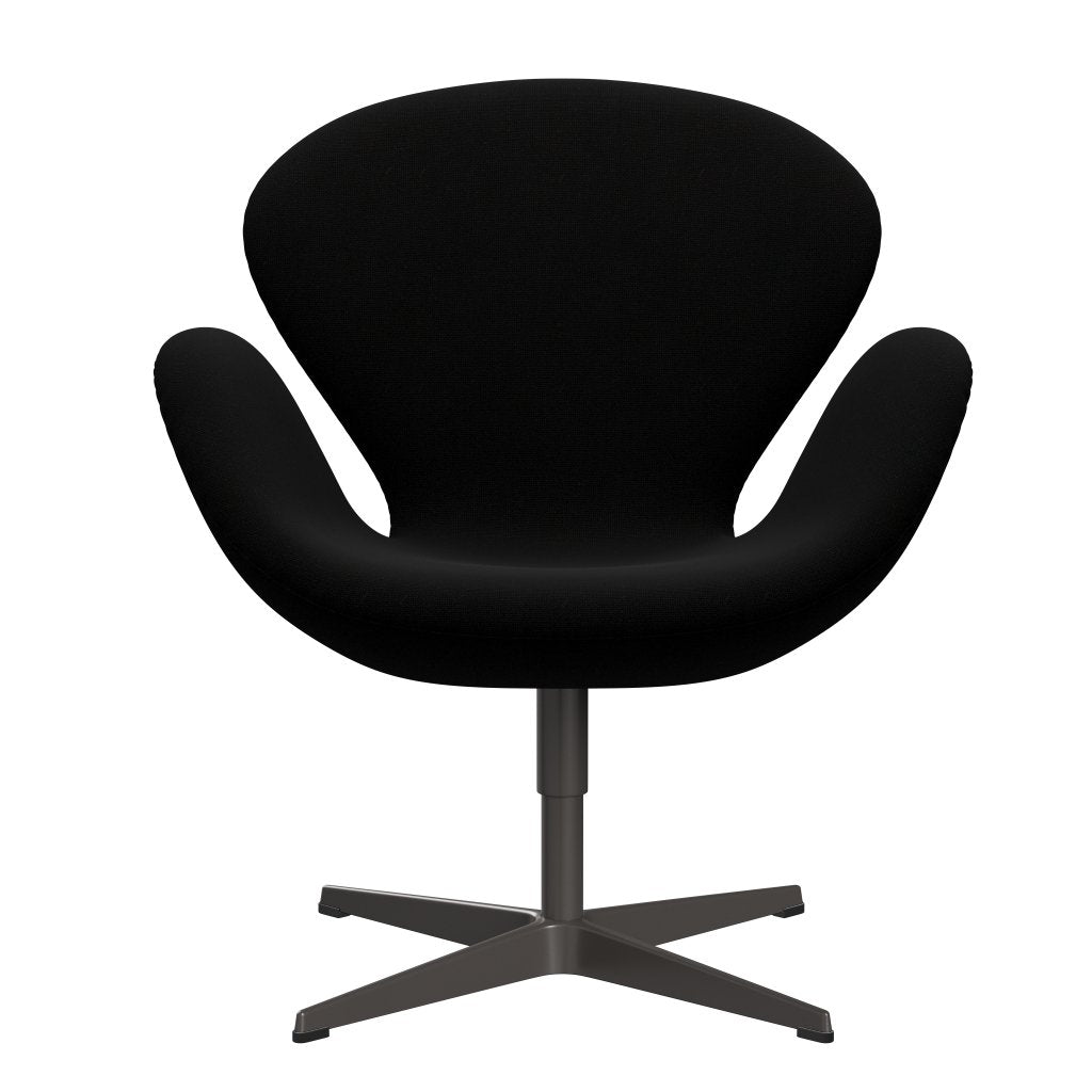 Fritz Hansen Swan Lounge Silla, Grafito cálido/Hallingdal Negro