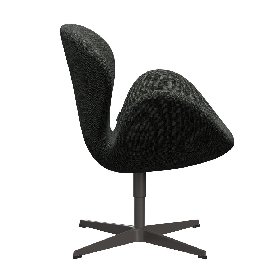 Fritz Hansen Swan Lounge Silla, Grafito cálido/Hallingdal Negro/Gris (368)