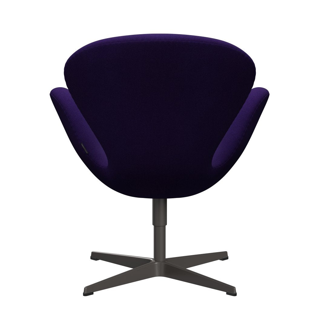 Fritz Hansen Swan Lounge Stuhl, warmer Graphit/Hallingdal Violet