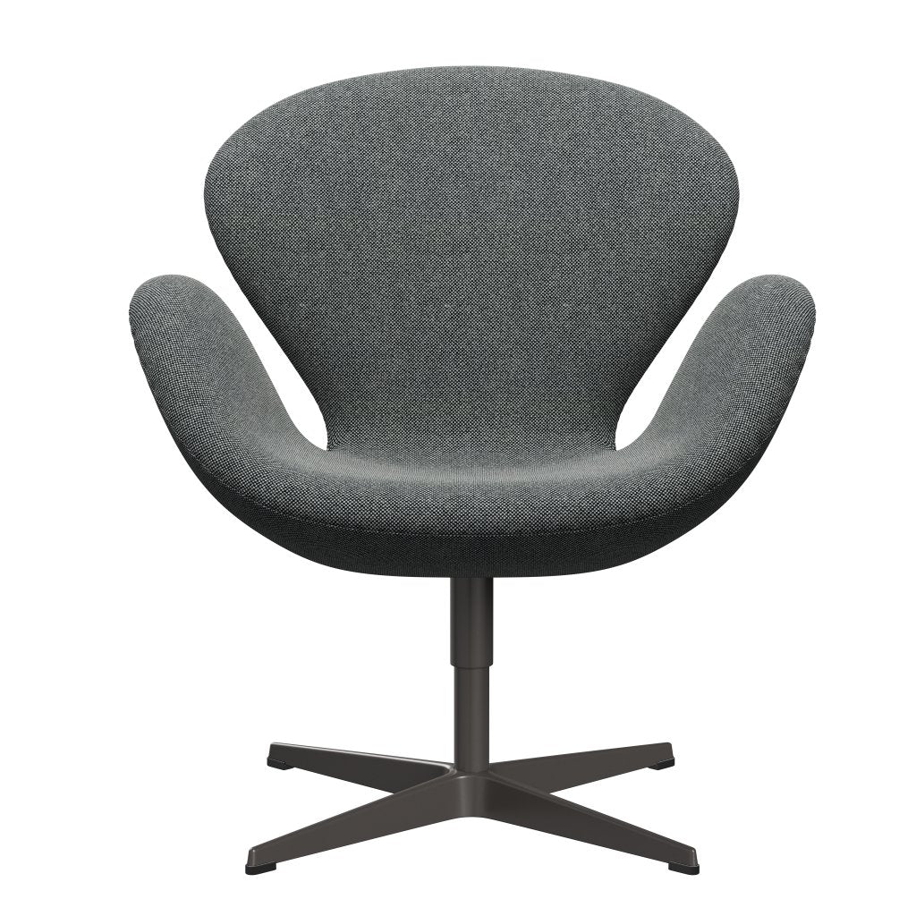 Fritz Hansen Swan Lounge Silla, Grafito cálido/Hallingdal Blanco Negro