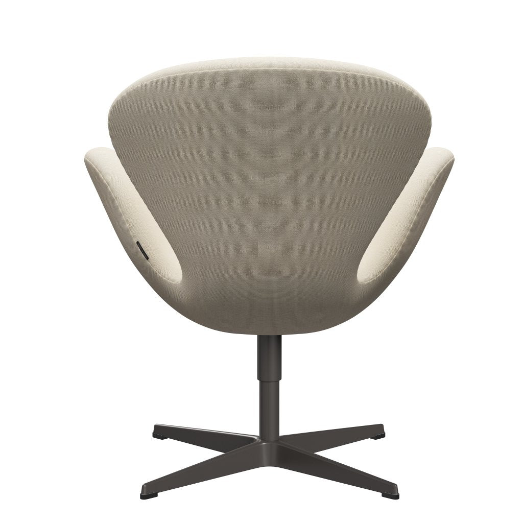 Fritz Hansen Swan Lounge Silla, Grafito cálido/Hallingdal White White