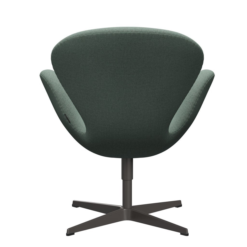 Fritz Hansen Swan Lounge stol, varm grafit/re uld Aqua/Natural