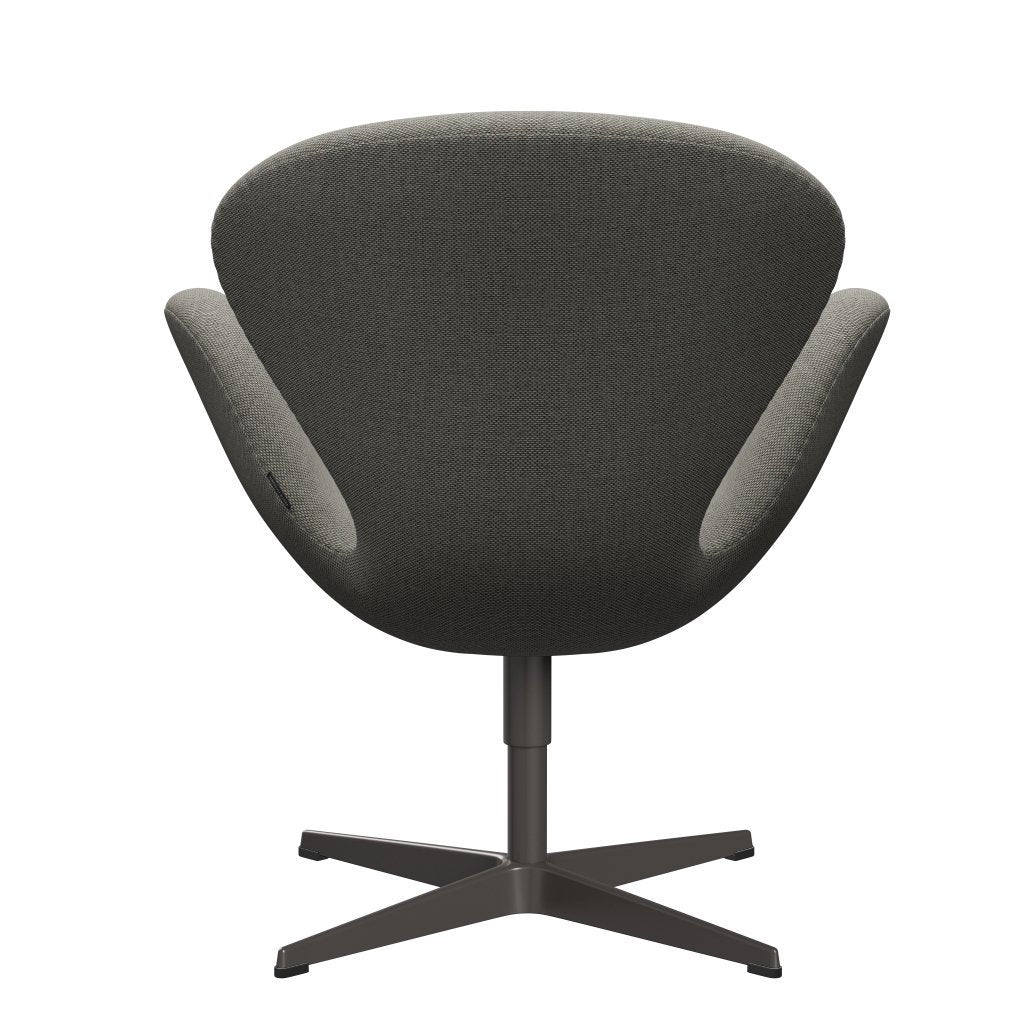 Fritz Hansen Swan Lounge Stuhl, warmer Graphit/Re Wollgrau Weiß/Ebene