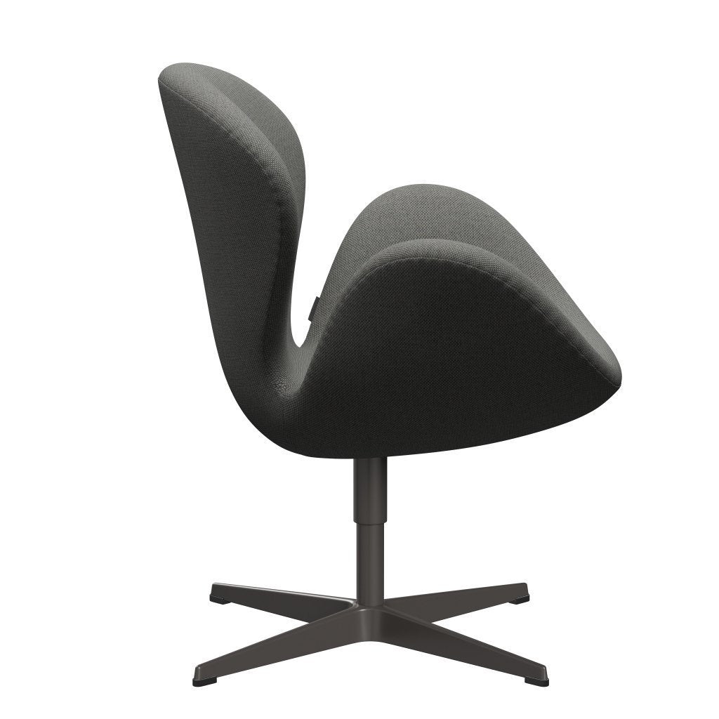 Fritz Hansen Swan Lounge stoel, warm grafiet/re wol taupe/natuurlijk