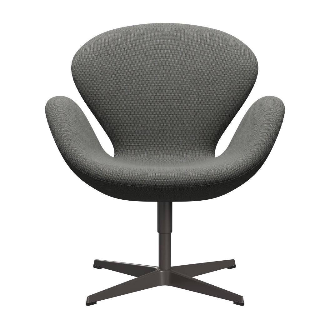 Fritz Hansen Swan Lounge Stuhl, warmer Graphit/Re Wolltaupe/natürlich