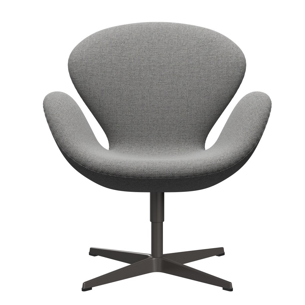 Fritz Hansen Swan Lounge Chair, Warm Graphite/Re Wool Wool White/Natural