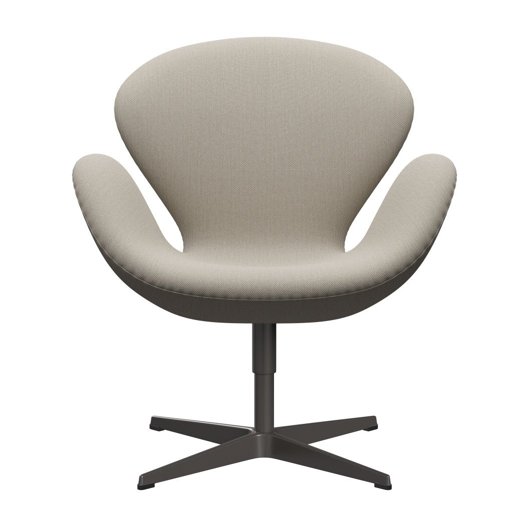 Fritz Hansen Swan Lounge Chair, Warm Graphite/Steelcut Trio Sand