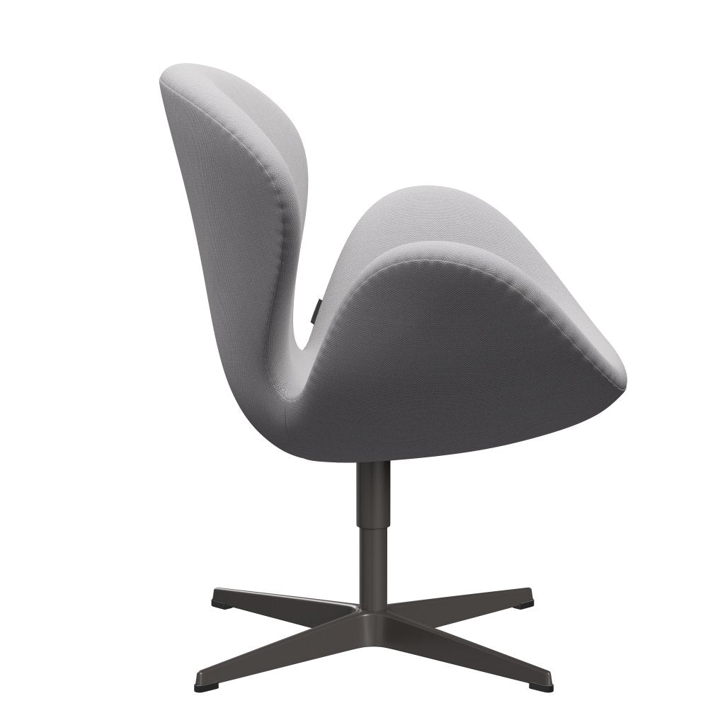 Sedia da salone Fritz Hansen Swan, trio di grigio e grigio chiaro di grafite e grigio chiaro