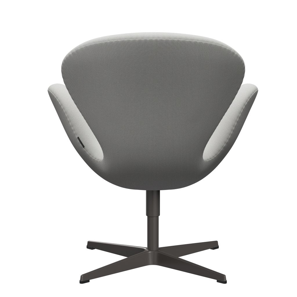 Sedia fritz Hansen Swan Lounge, trio di grafite caldo/taglio in acciaio delicato verde menta