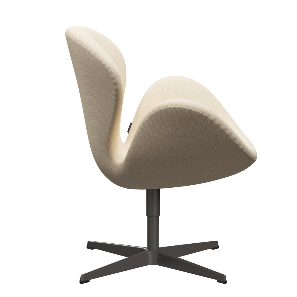 Fritz Hansen Swan Lounge -stoel, Warm Graphite/Steelcut White