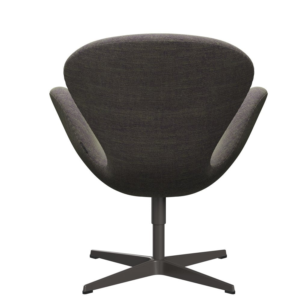 Fritz Hansen Swan Lounge -stoel, Warm Graphite/Sunniva Light Green/Violet