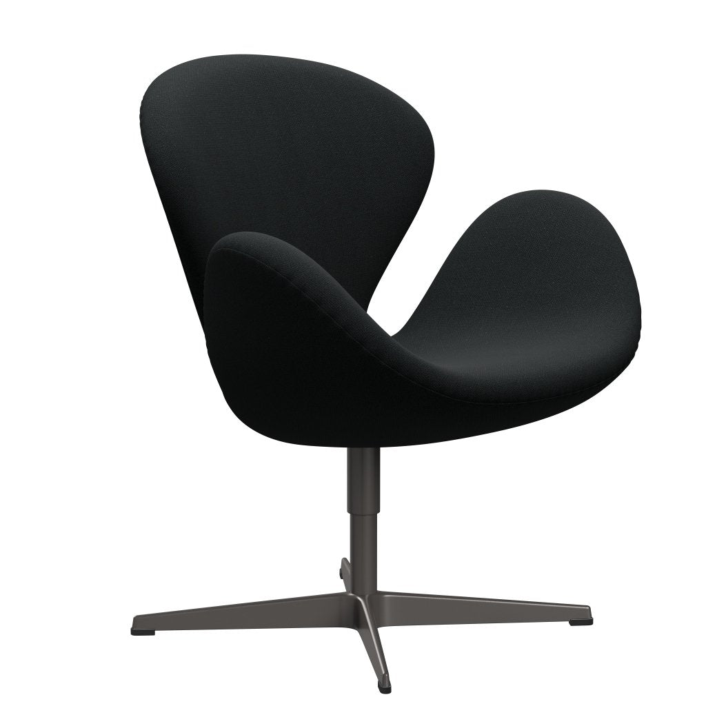 Fritz Hansen Swan Lounge Silla, Grafito cálido/Sunniva Black (193)