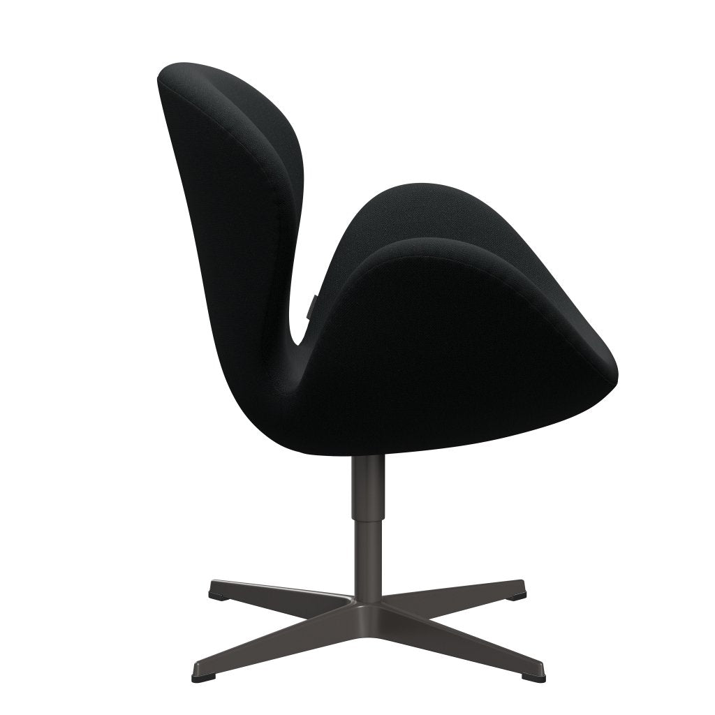 Fritz Hansen Swan Lounge Chair, Graphite chaud / Sunniva Black (193)