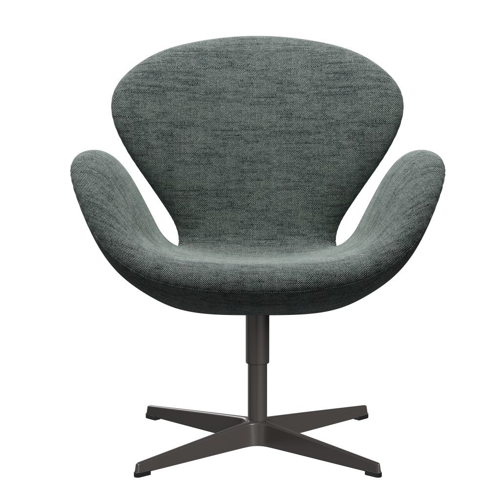 Sedia fritz Hansen Swan Lounge, calda grafite/Sunniva Black/White