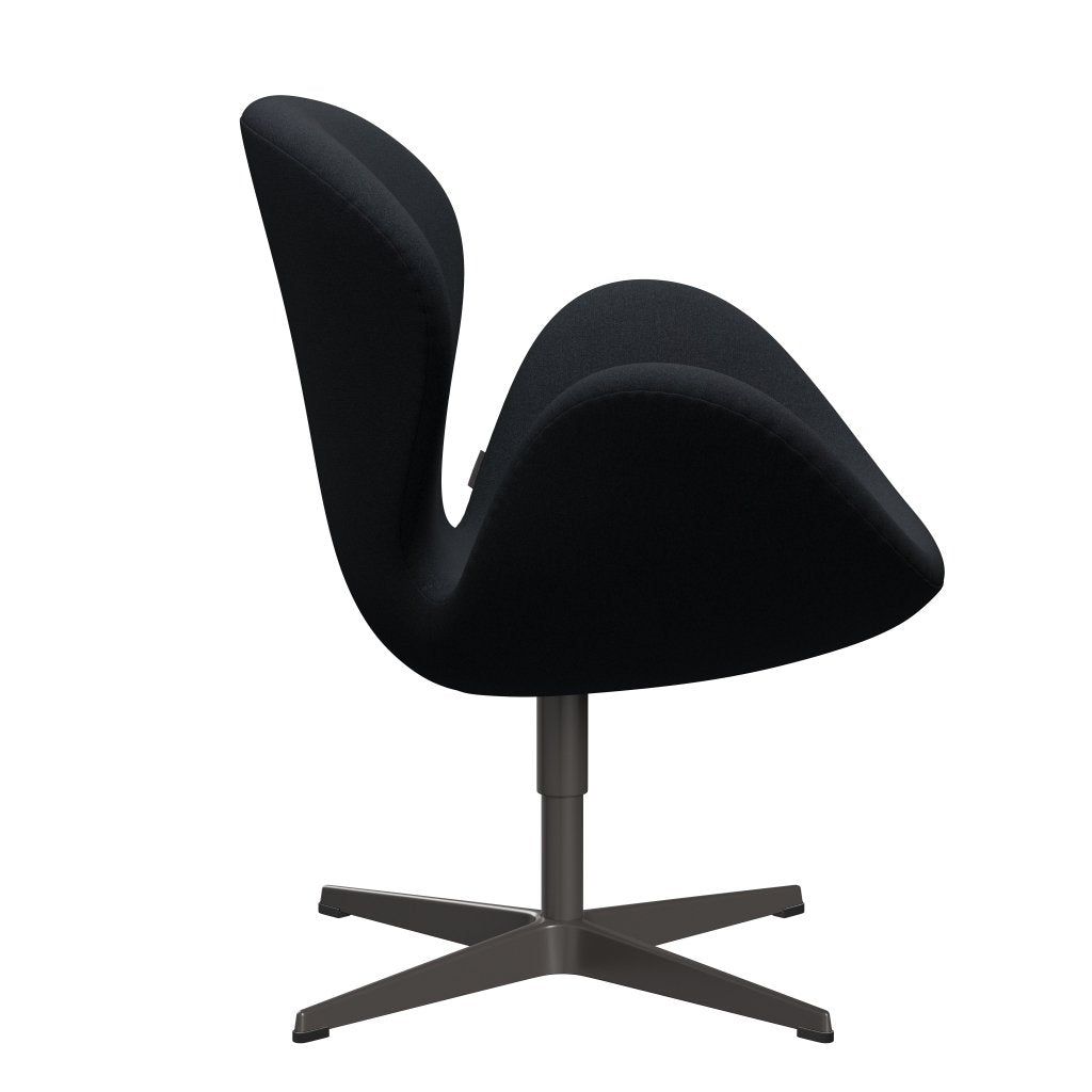 Fritz Hansen Swan Lounge Chair, Warm Graphite/Tonus Dark Aubergine