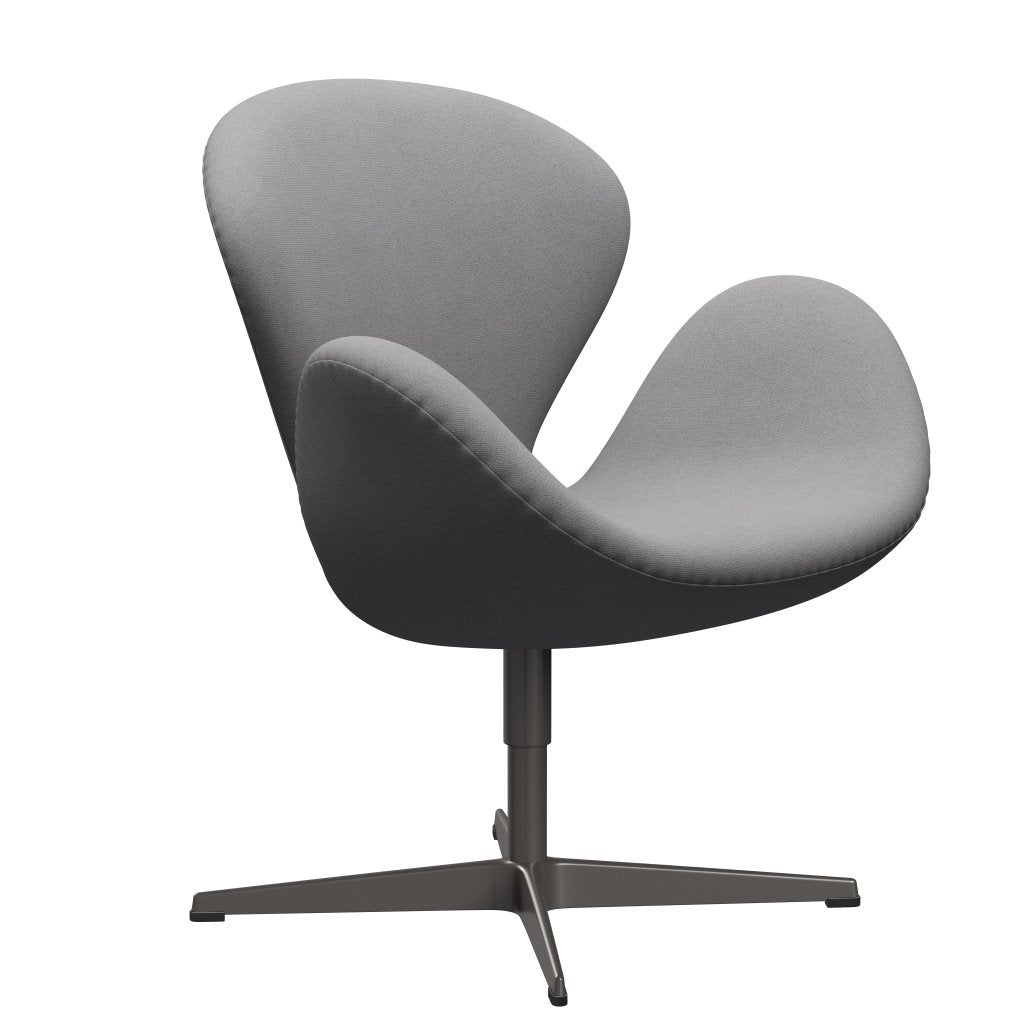 Fritz Hansen Swan Lounge Stuhl, warmes Graphit/Tonus hellgrau