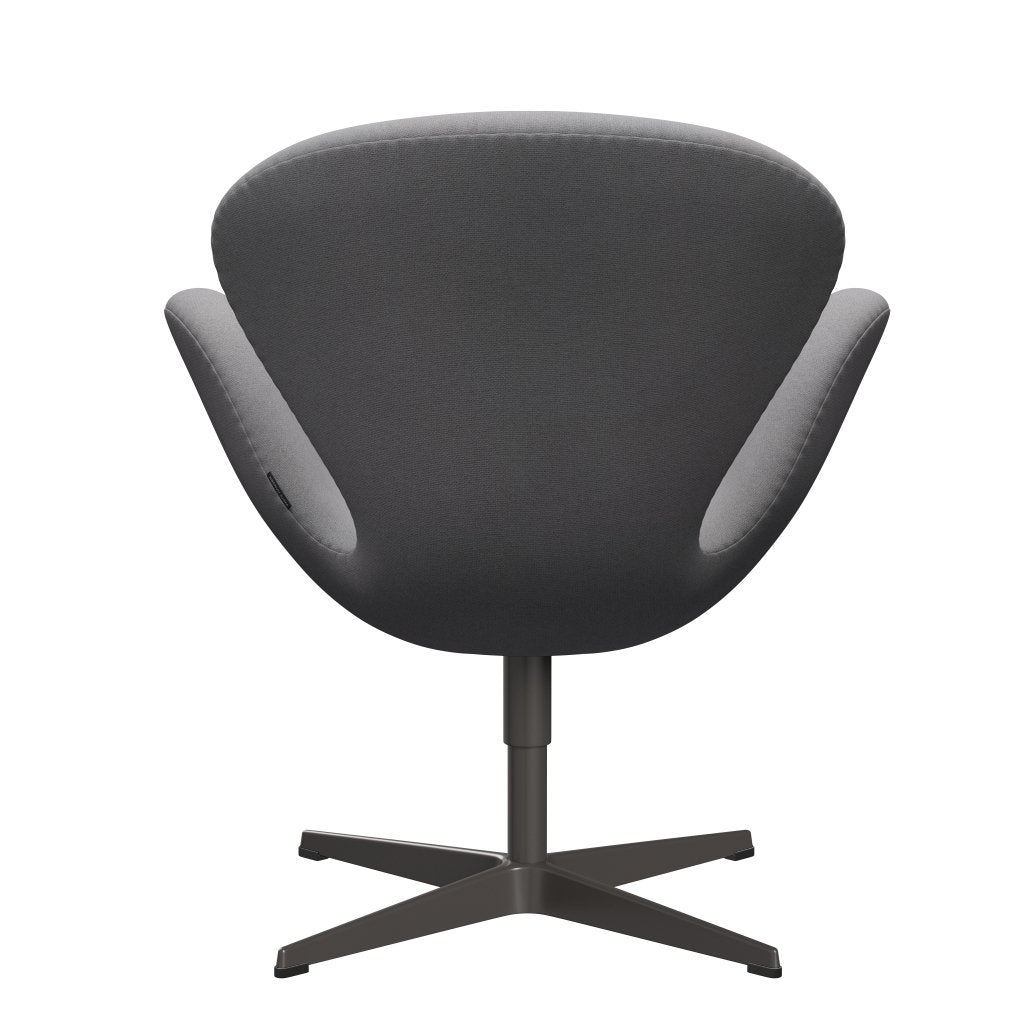 Sedia fritz Hansen Swan Lounge, grafite calda/tonus grigio chiaro