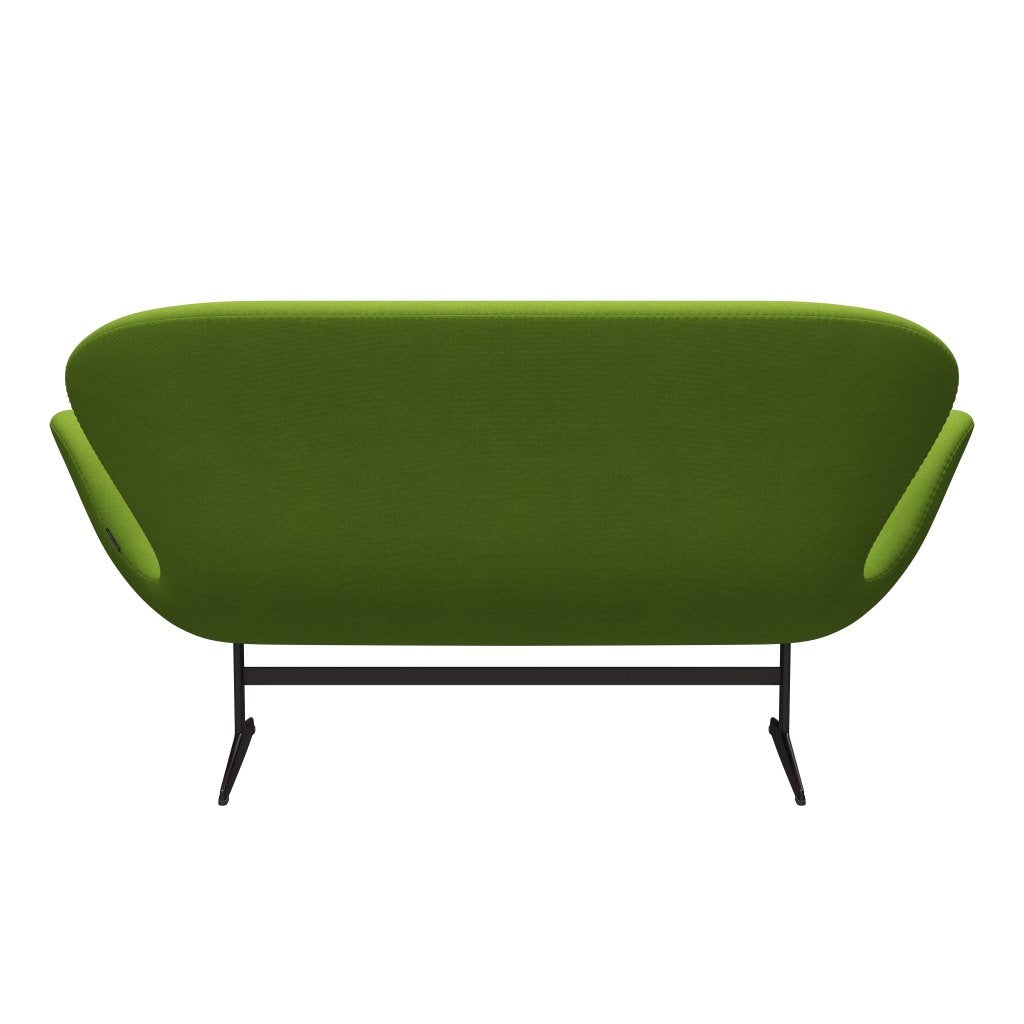 Fritz Hansen Swan Sofa 2 Seater, Brown Bronze/Tonus Lime