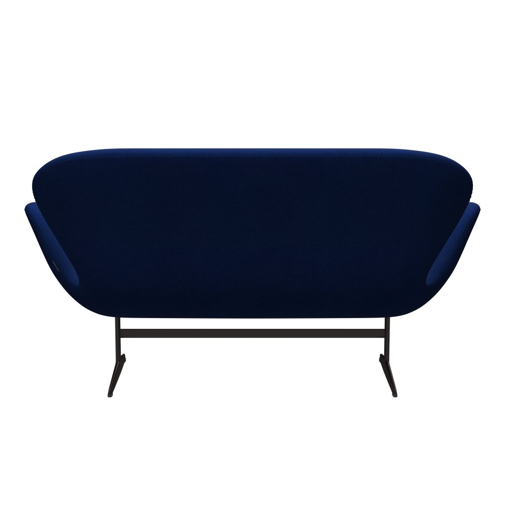 Fritz Hansen Swan Sofa 2 Seater, Brown Bronze/Tonus Royal Blue