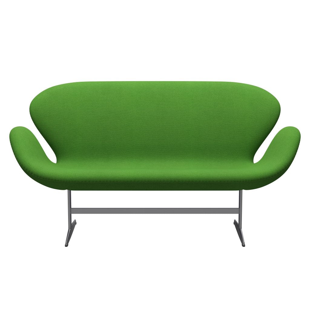 Fritz Hansen Swan divano 2 posti, verde grigio/tonus chiaro