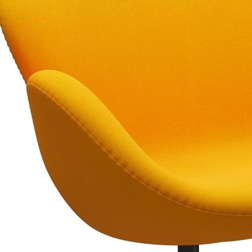 Fritz Hansen Swan Sofa 2 Seater, Warm Graphite/Tonus Yellow Orange