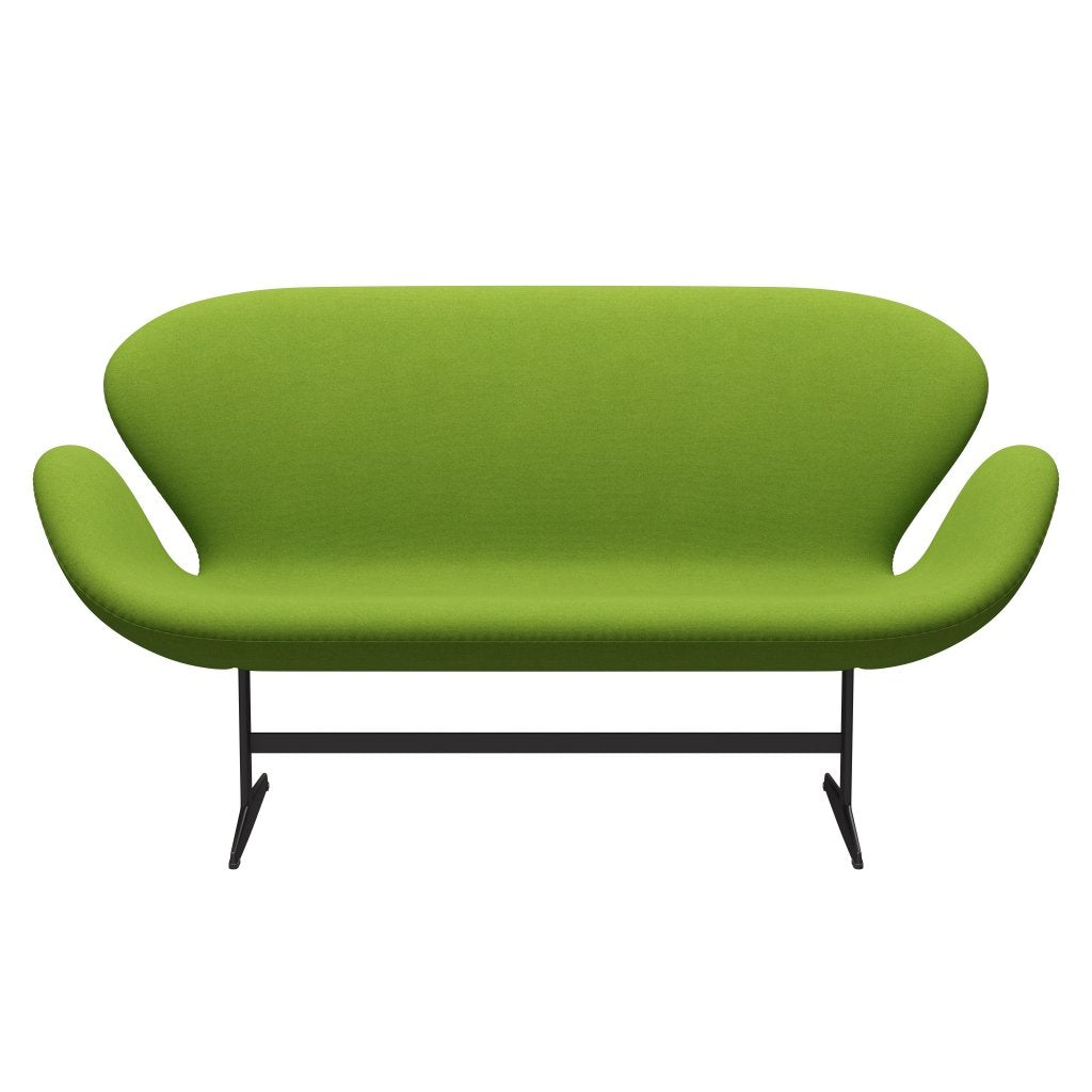 Fritz Hansen Swan Sofa 2 Seater, Warm Graphite/Tonus Lime