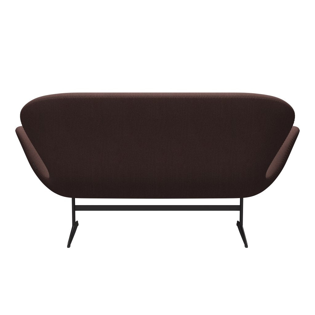 Fritz Hansen Swan Sofá 2 plazas, Grafito cálido/Tonus Violet Grey