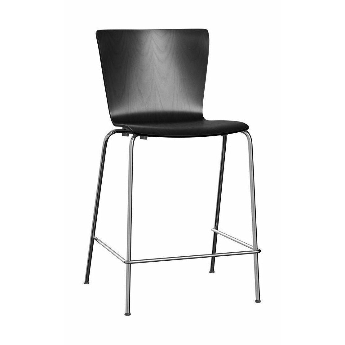 Fritz Hansen Vico Duo Duo VM116椅子，Chrome/Ash Black