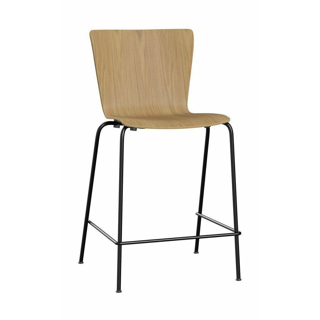 Fritz Hansen Vico Duo VM116椅子橡木，黑色/橡木棕色