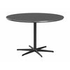 Fritz Hansen圆形餐桌Ø120厘米，灰色Bromo/黑色