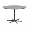 弗里茨·汉森圆形餐桌Ø120厘米，灰色常春藤/温暖石墨
