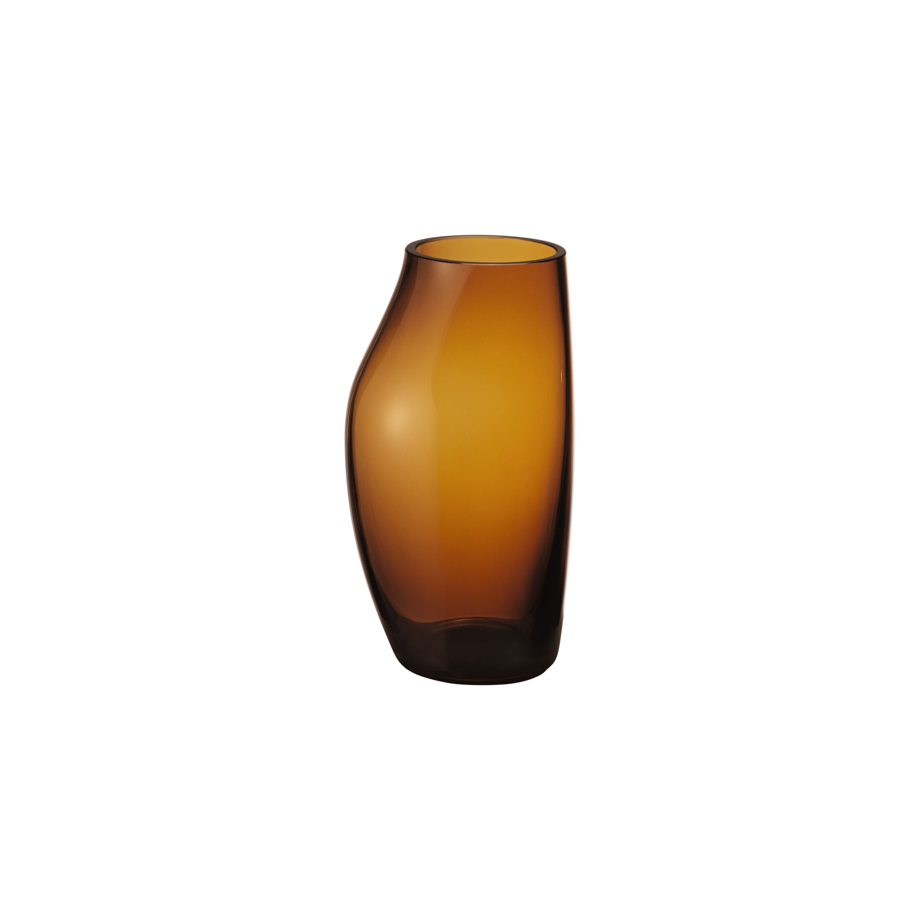Georg Jensen Vase ciel, verre, ambre H215 mm
