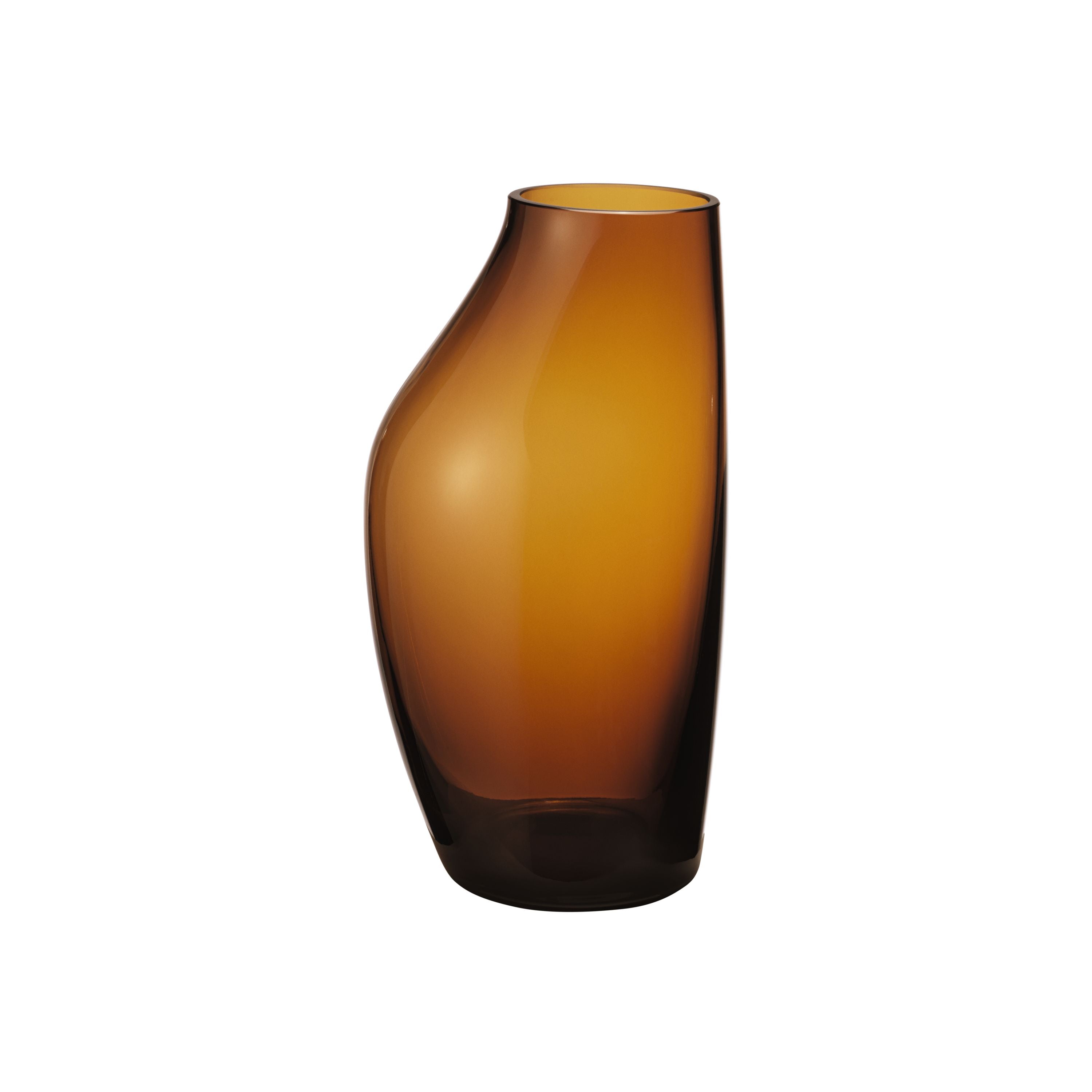 Georg Jensen Sky Vase, Glas, Bernstein H300 mm