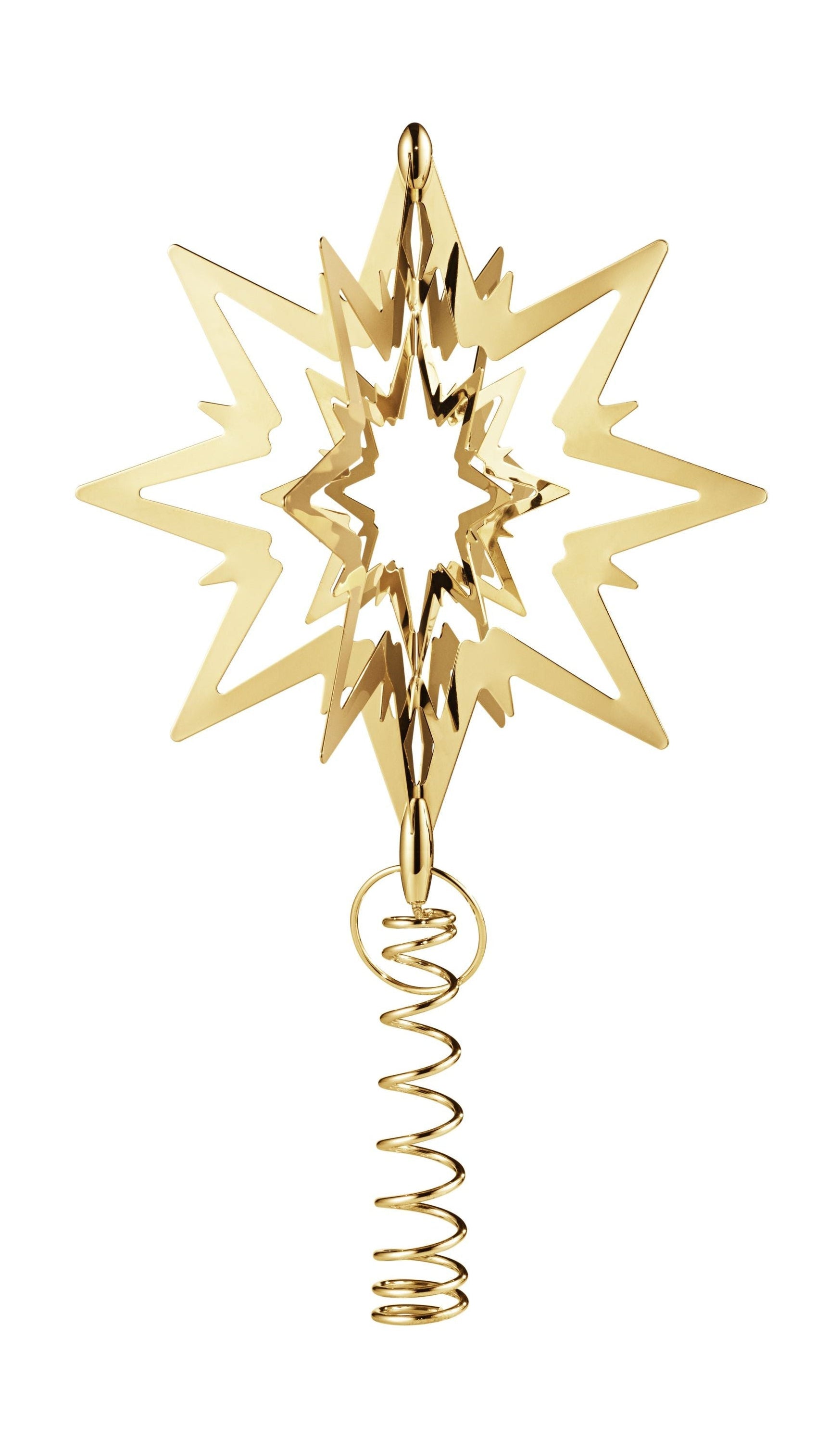 Placting dorato di Georg Jensen Christmas Tree Star, 17 cm