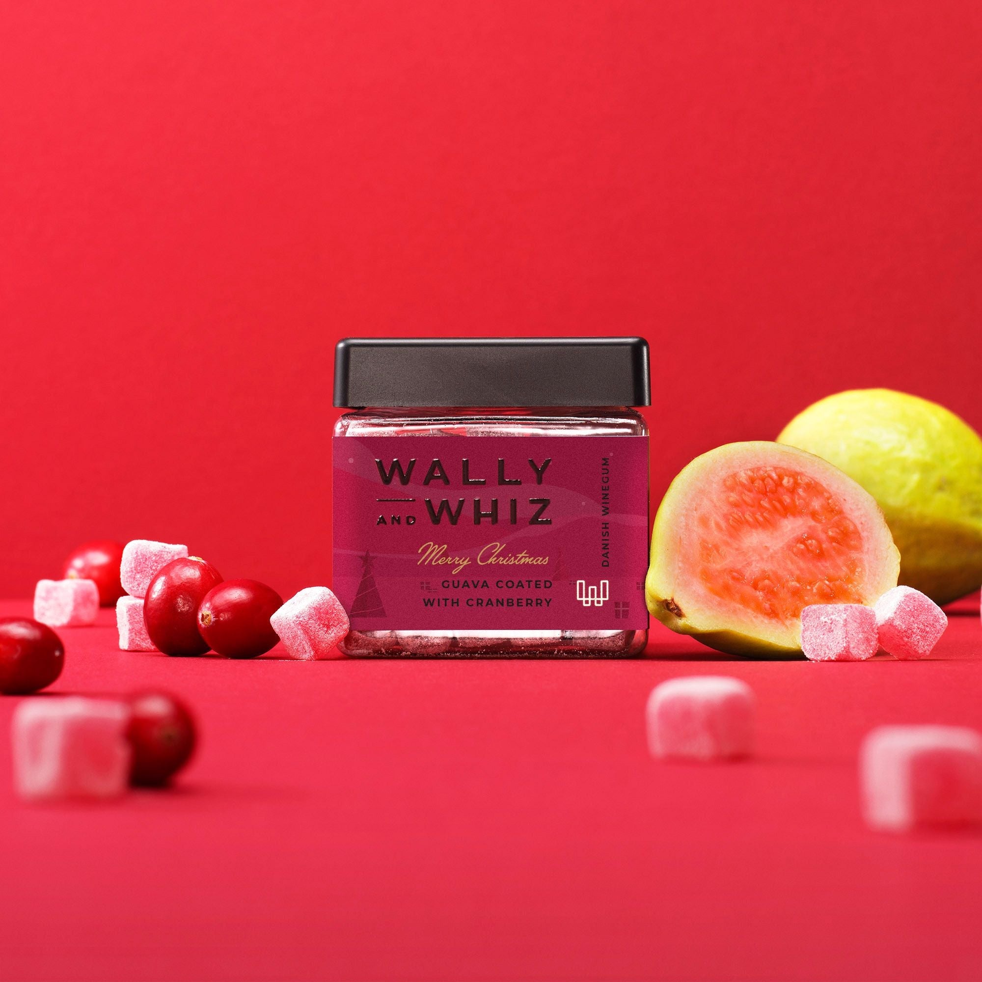 Wally y Whiz Reindeer Red 1 Cubo pequeño Guava W Cranberry 140G