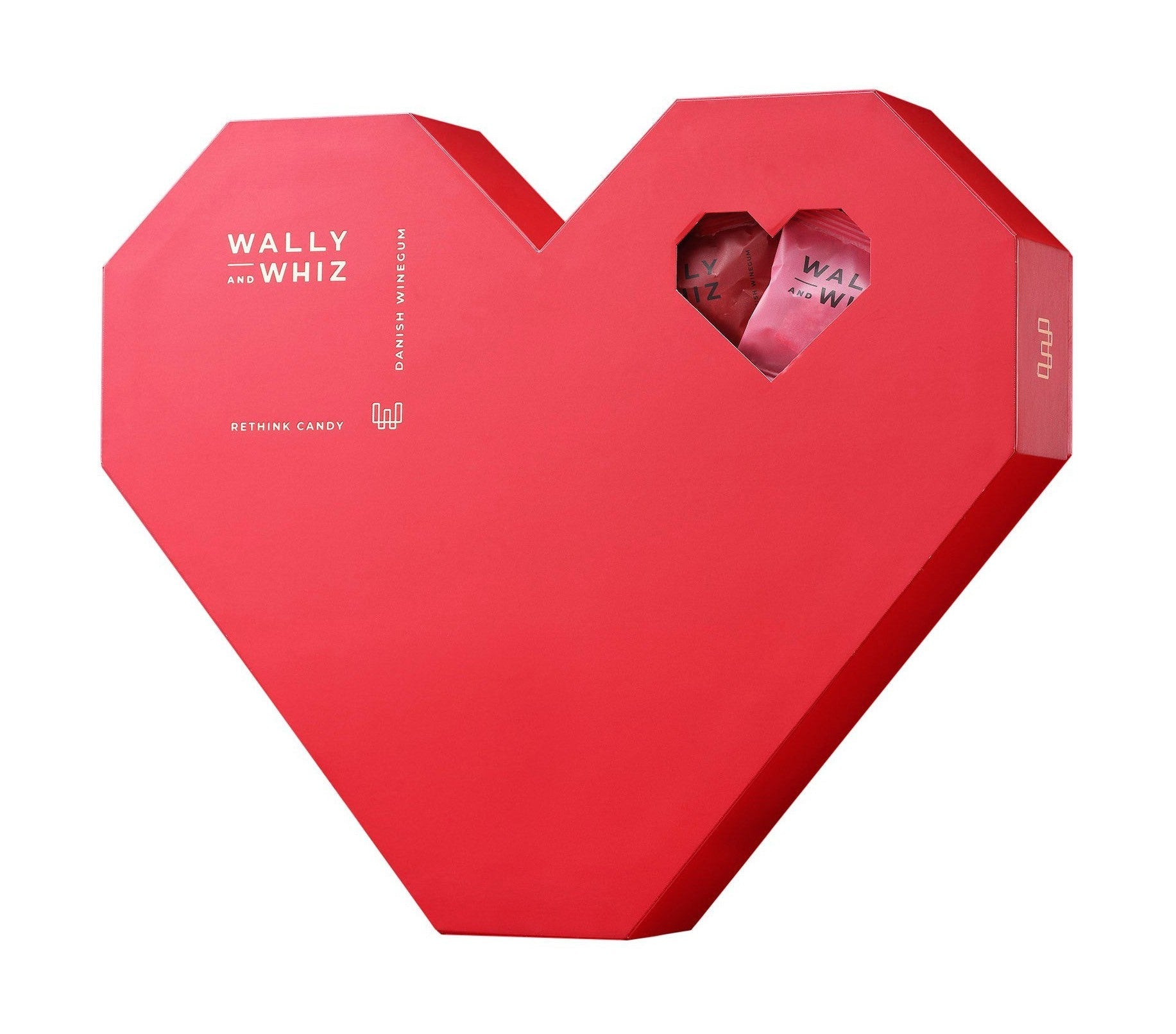 Wally And Whiz Weihnachts-Herzbox mit 60 Flowpacks Weihnachtsgeschmack 2023 660g