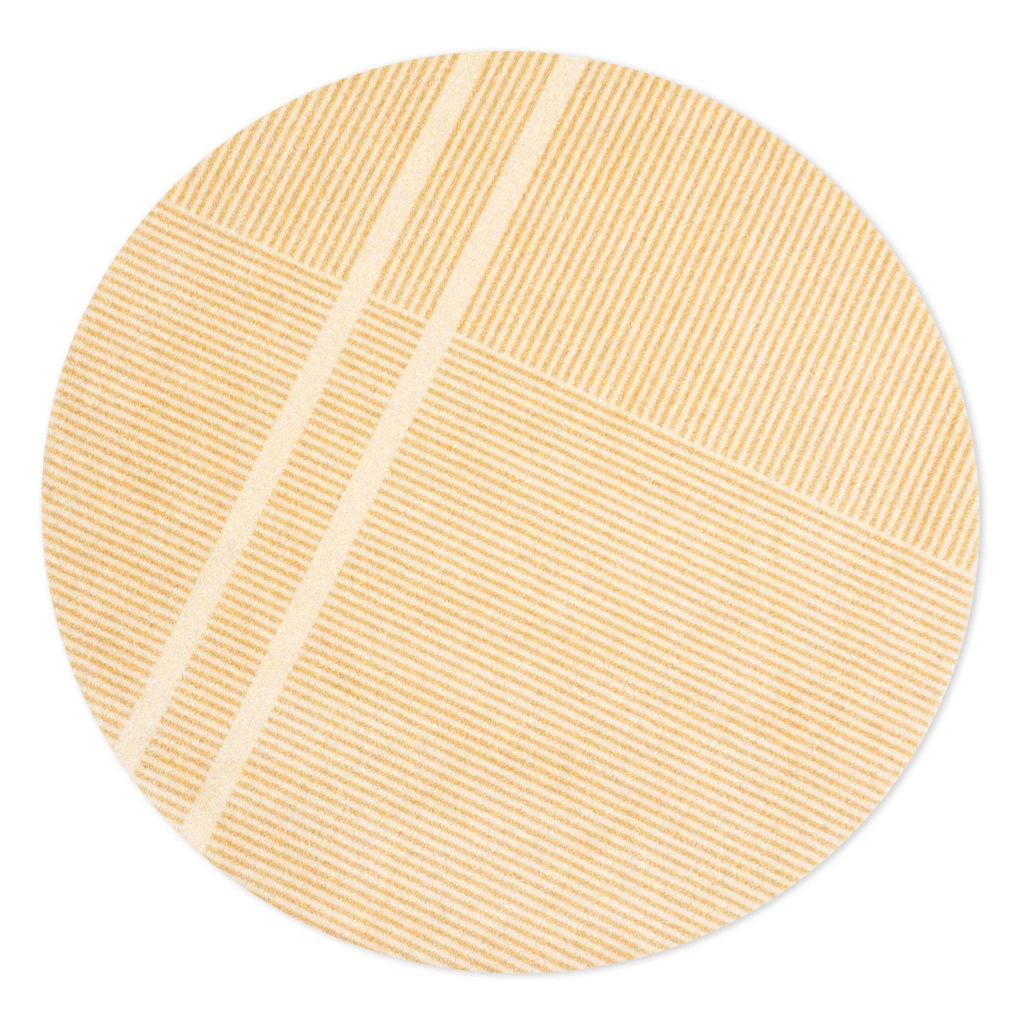 Heymat Doormat løype solrige gul, 150x150 cm