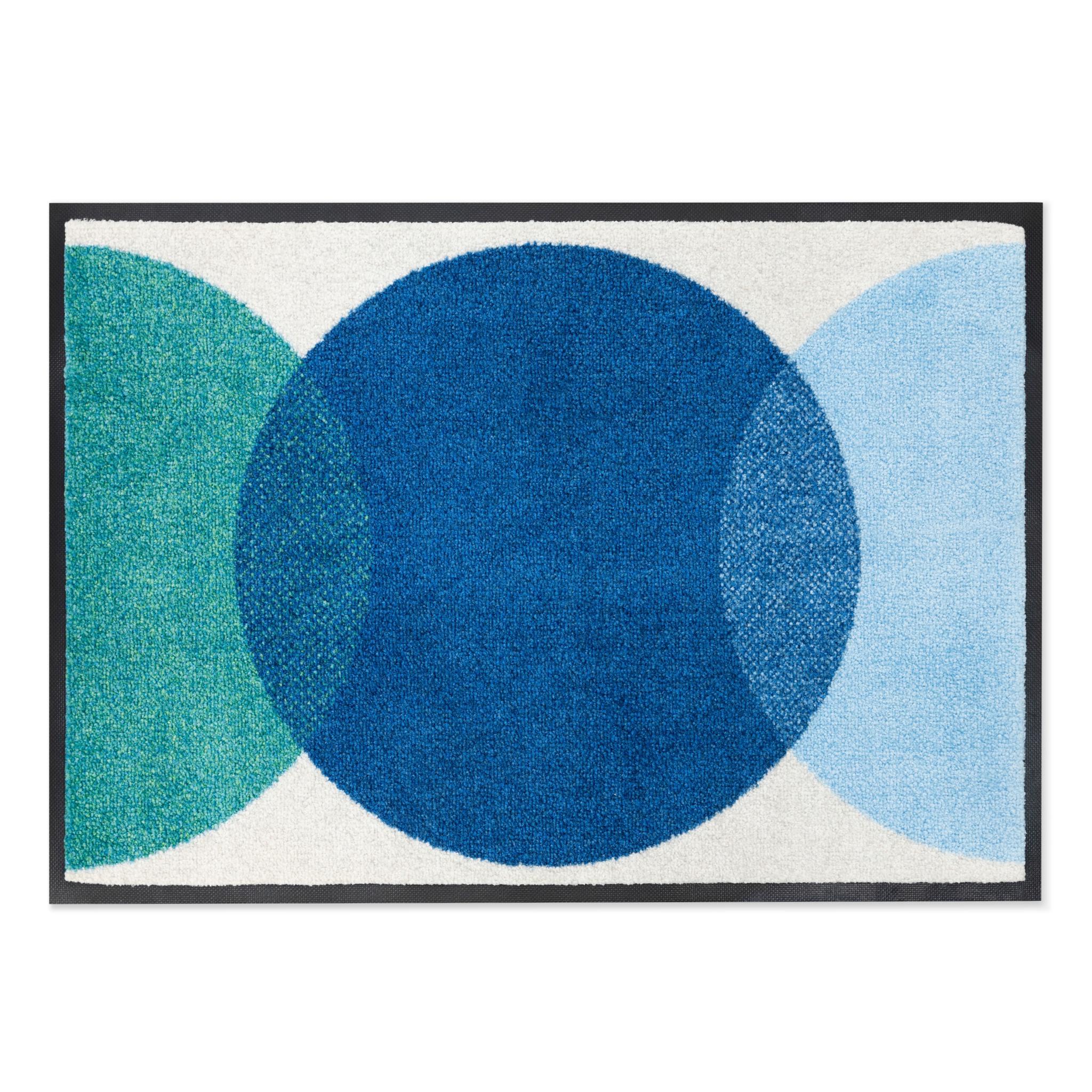 Heymat Doormat Spot Blue，60x85cm