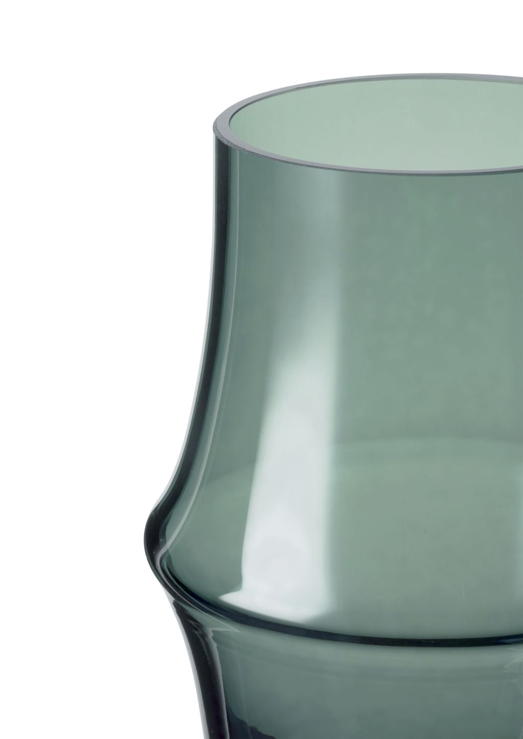 Holmegaard Arc Vase H21 Cm, verde scuro