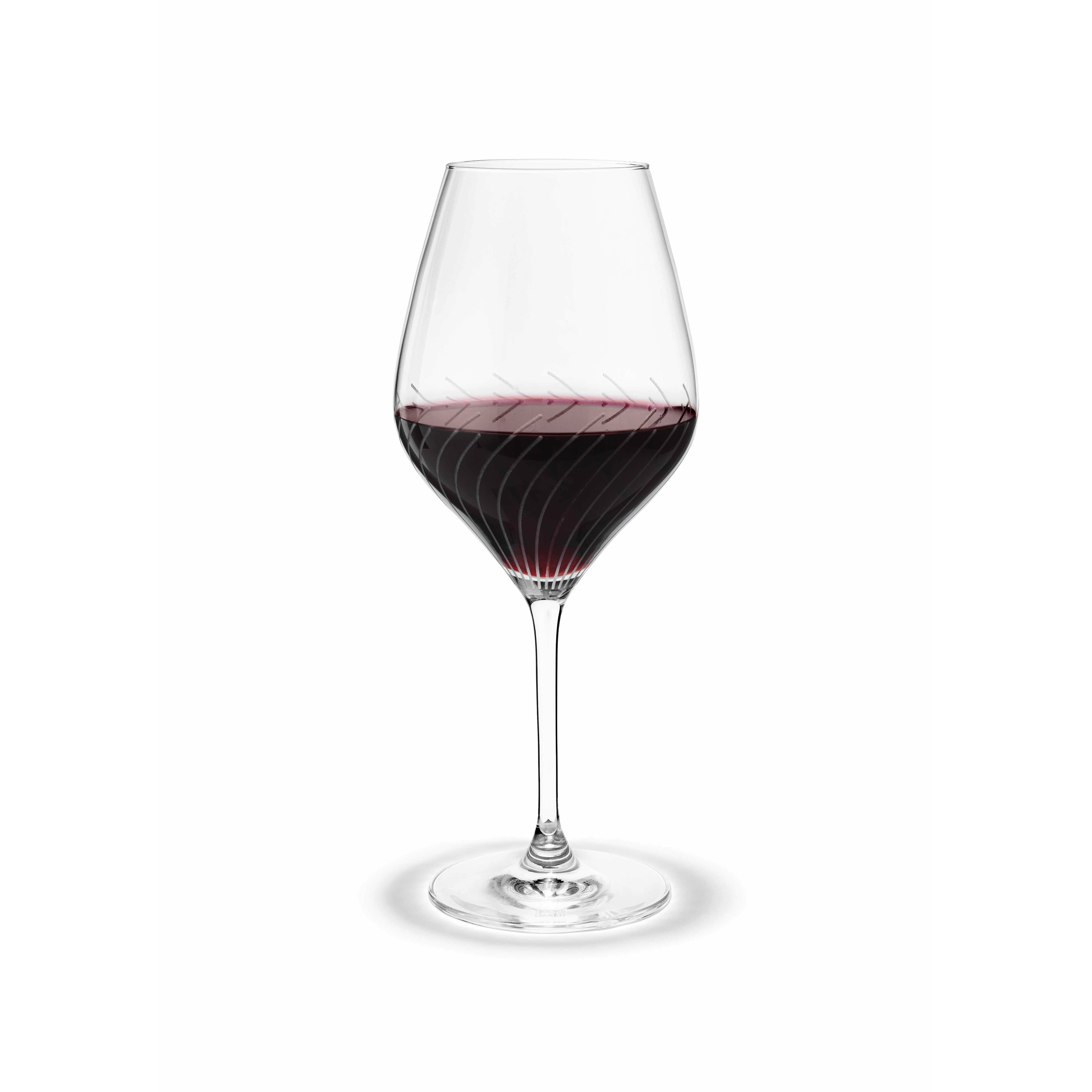 Holmegaard Lignes de cabernet Verre à vin rouge, 2 pcs.