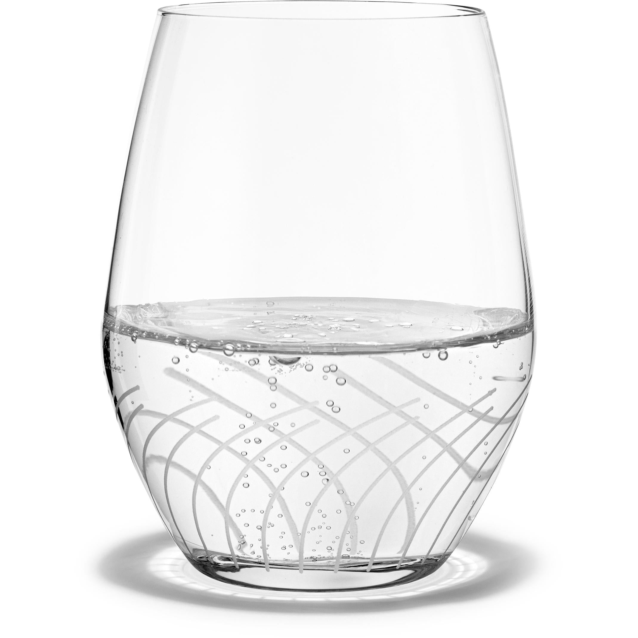 Holmegaard Cabernet Lines Water Glass, 2 Pcs.