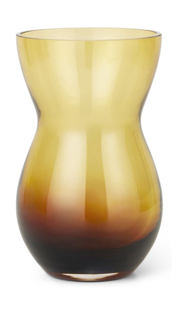 Holmegaard Calabas Duo Vase H21 cm, Bourgogne/Amber