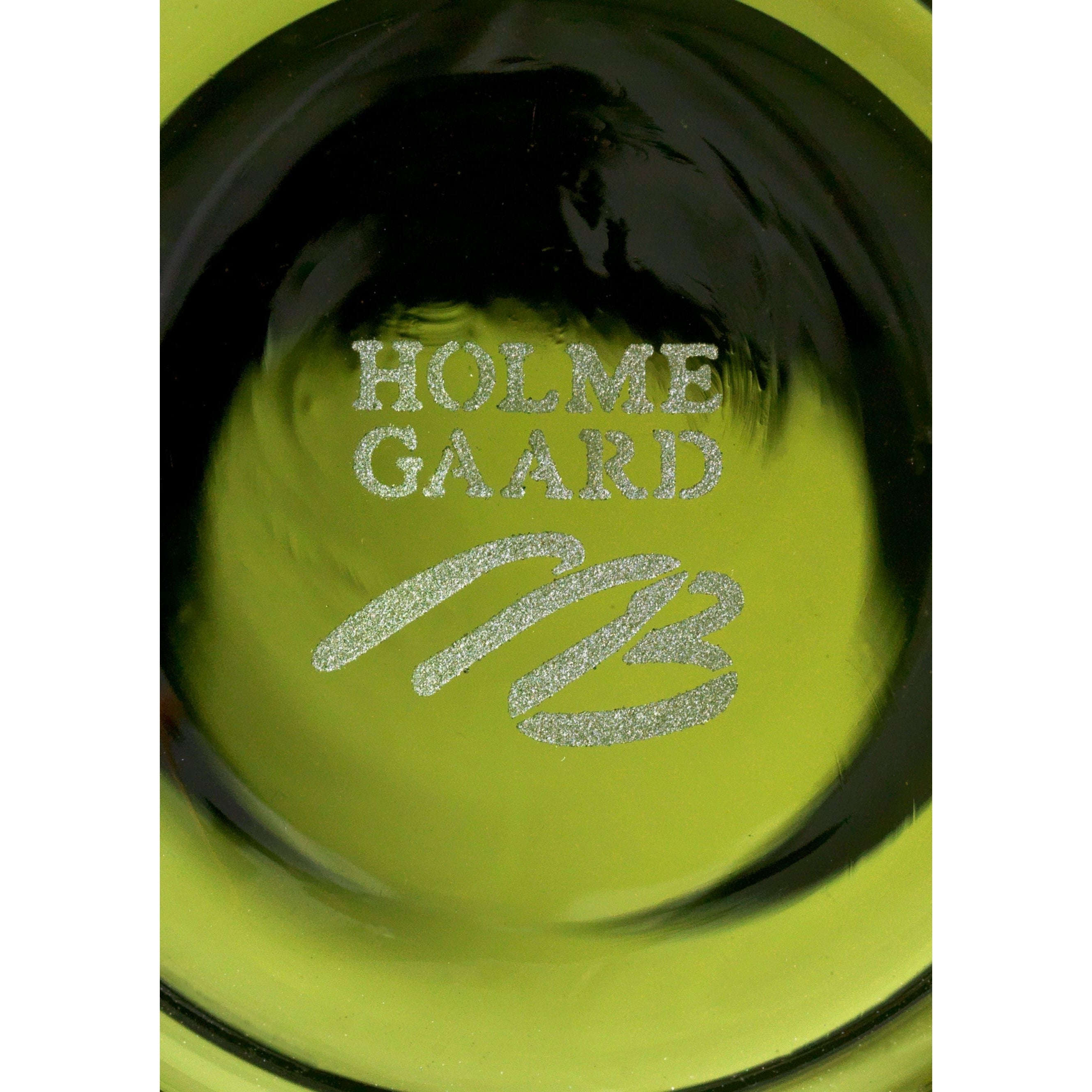 Holmegaard DWL LANCERNE 16,5 cm, Olive Green